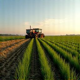 Precision planting equipment in operation